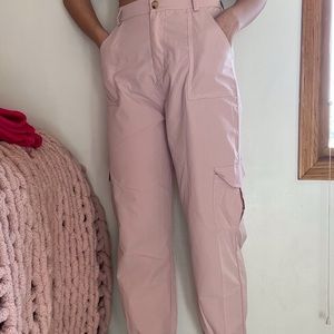 SHEIN pink cargo pants, size medium